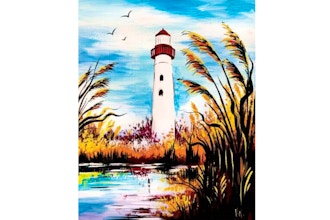 Paint Nite: Lighthouse in Fall